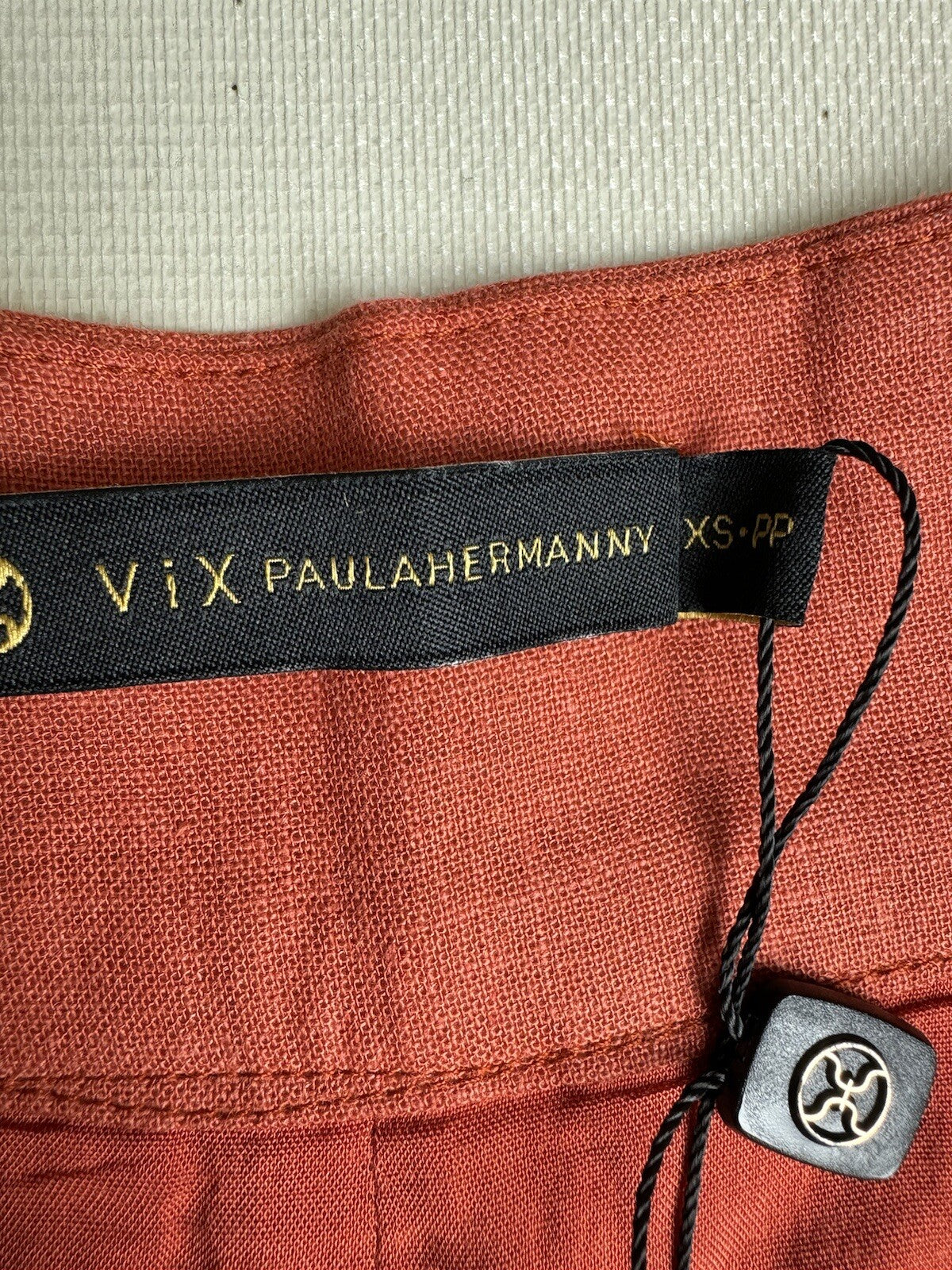 VIX paula hermanny Solid Bela Orange Short Sz XS. (67)