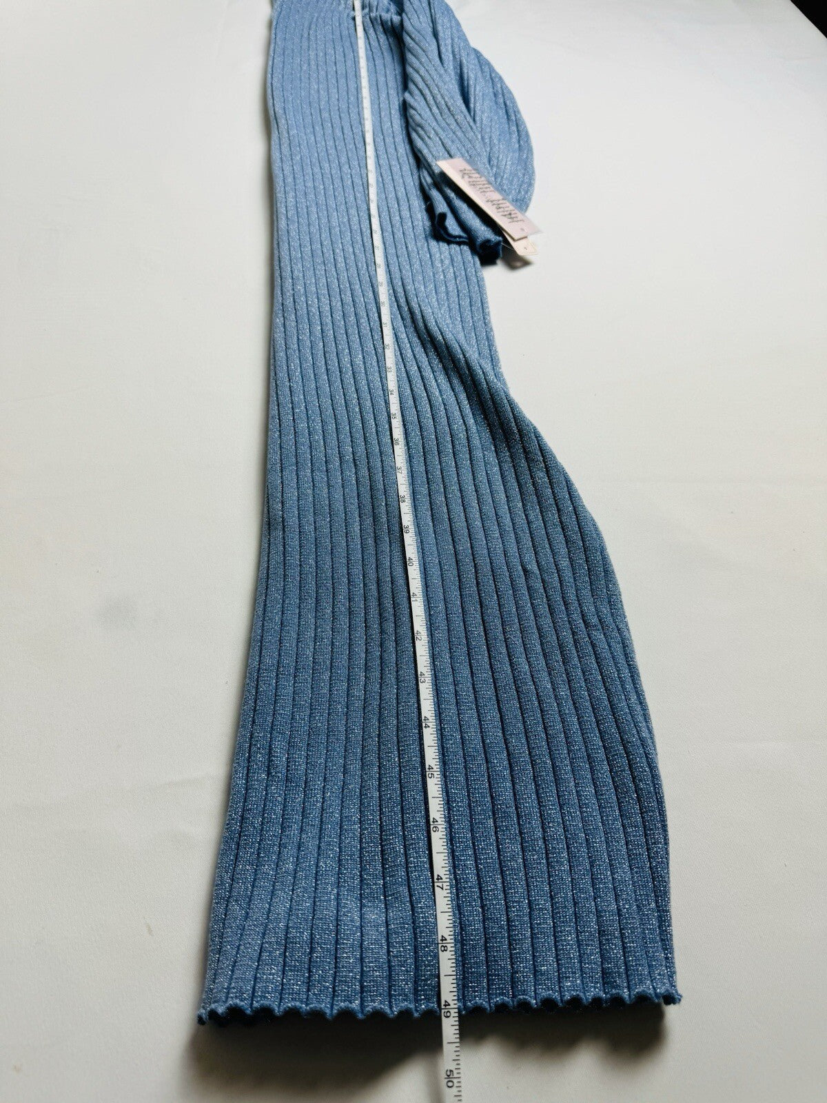$138 NANETTE LEPORE Knit Blue Dress Sz XL (B.97)