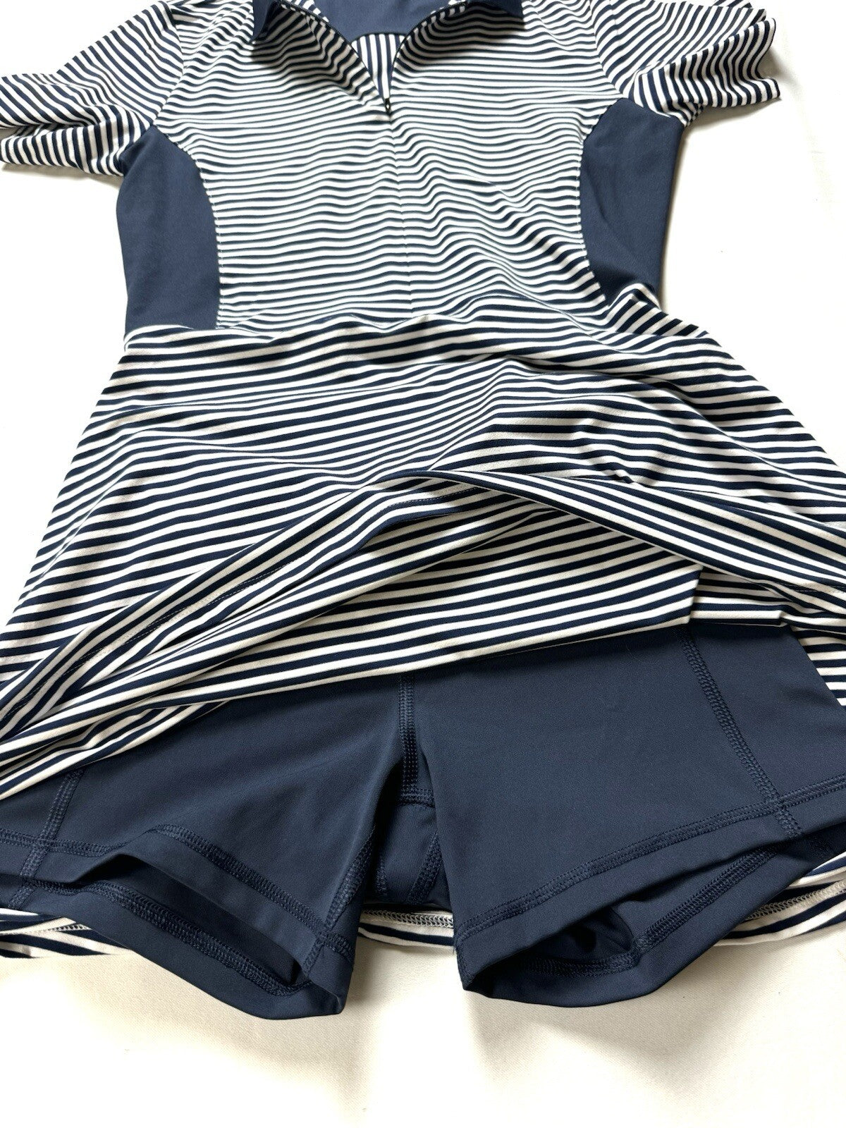 Puma Women’s Polo Striped Dress w/ Shorts Sz S (B.115/7)