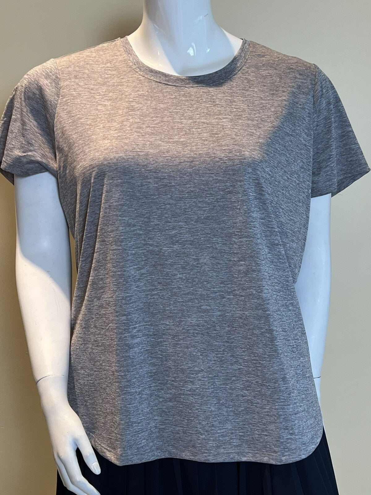3 New Women’s Shirts Tops Sz 3X Blue Gray Beige Blouses (9)