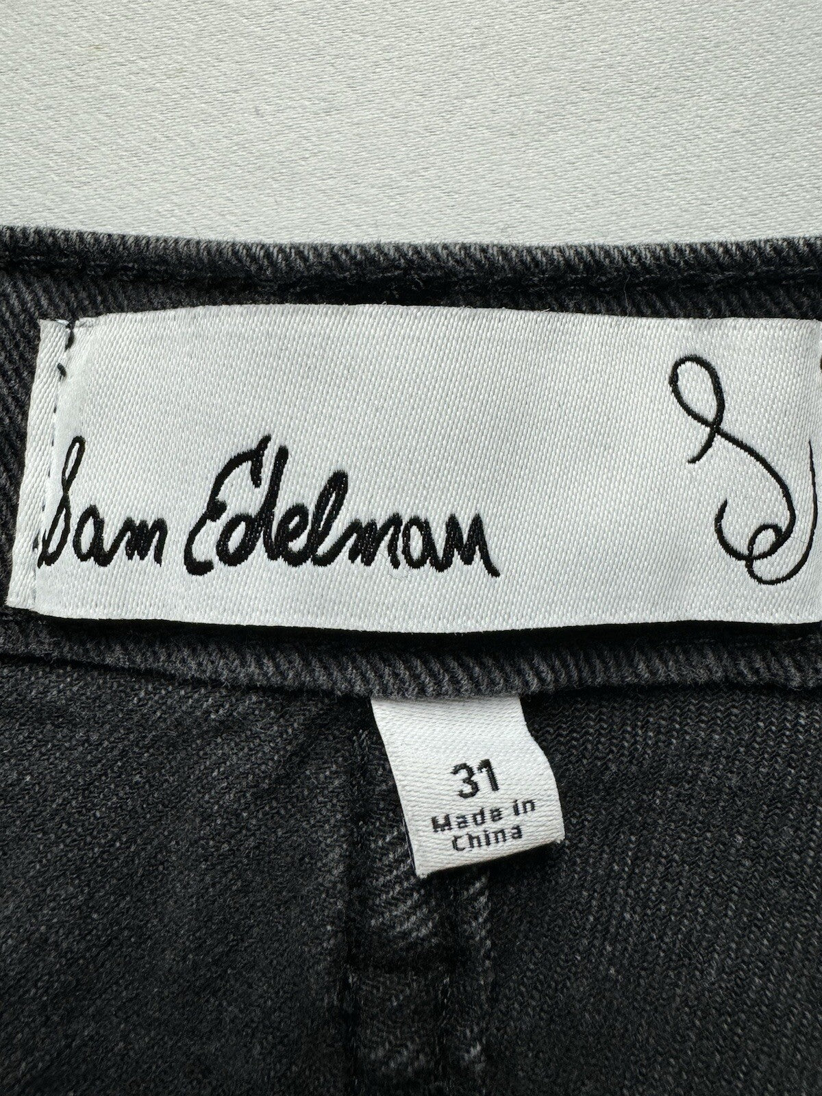 $99 SAM EDELMAN YARO High Rise Women’s Jeans Gray Sz 31. (B.94)