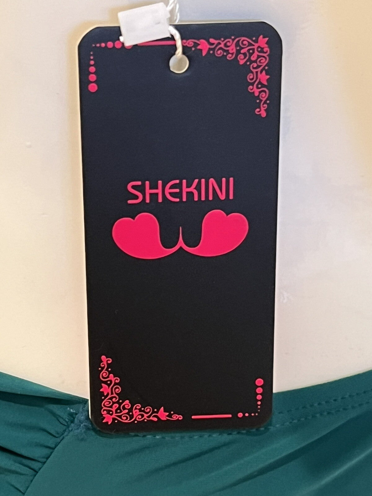 SHEKINI Women's Adjustable Top Push Up Bandage Green Bikini Sz XL