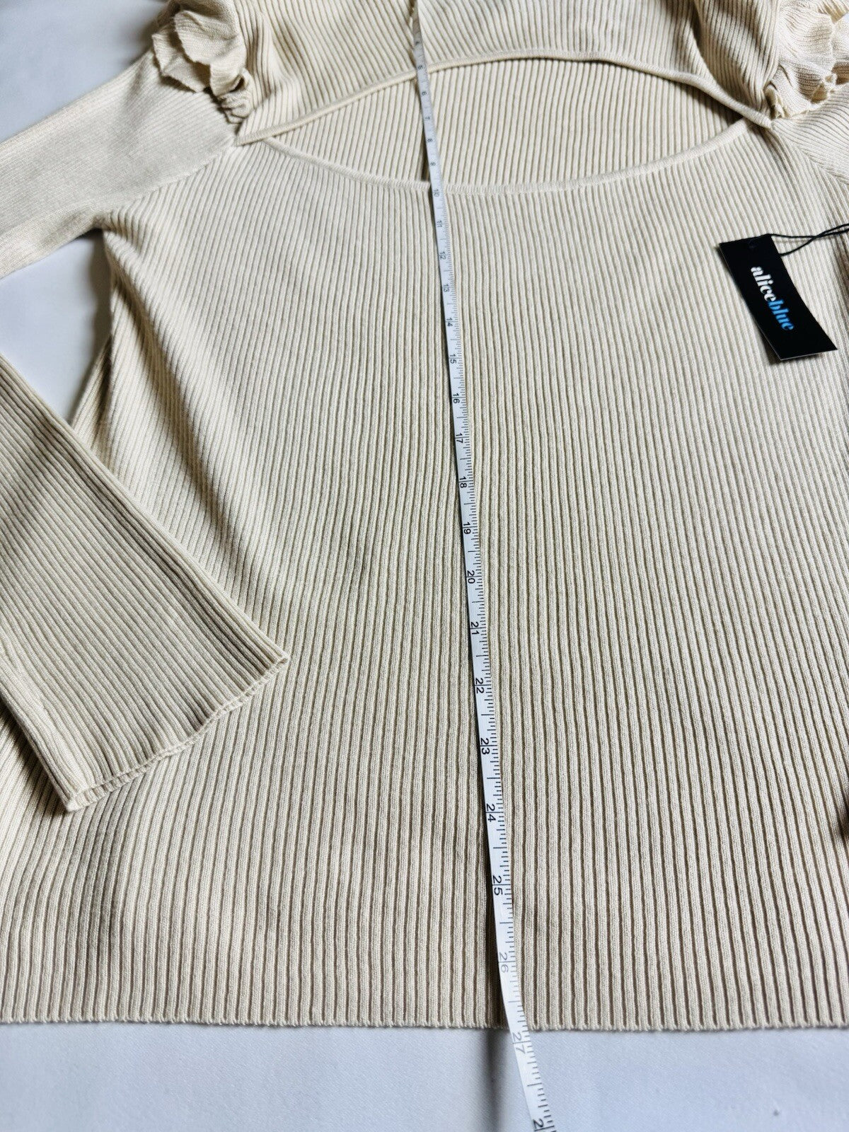 Alice Blue Women's Knit Sweater Size XL. (B.52)