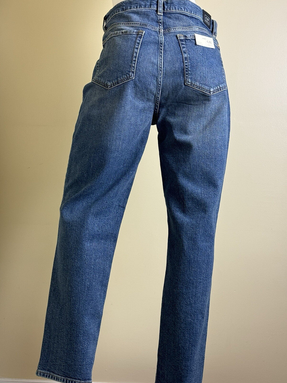$228 C/E by Current Elliott Women’s Sz 29 Straight Leg Blue Jeans (B.53)