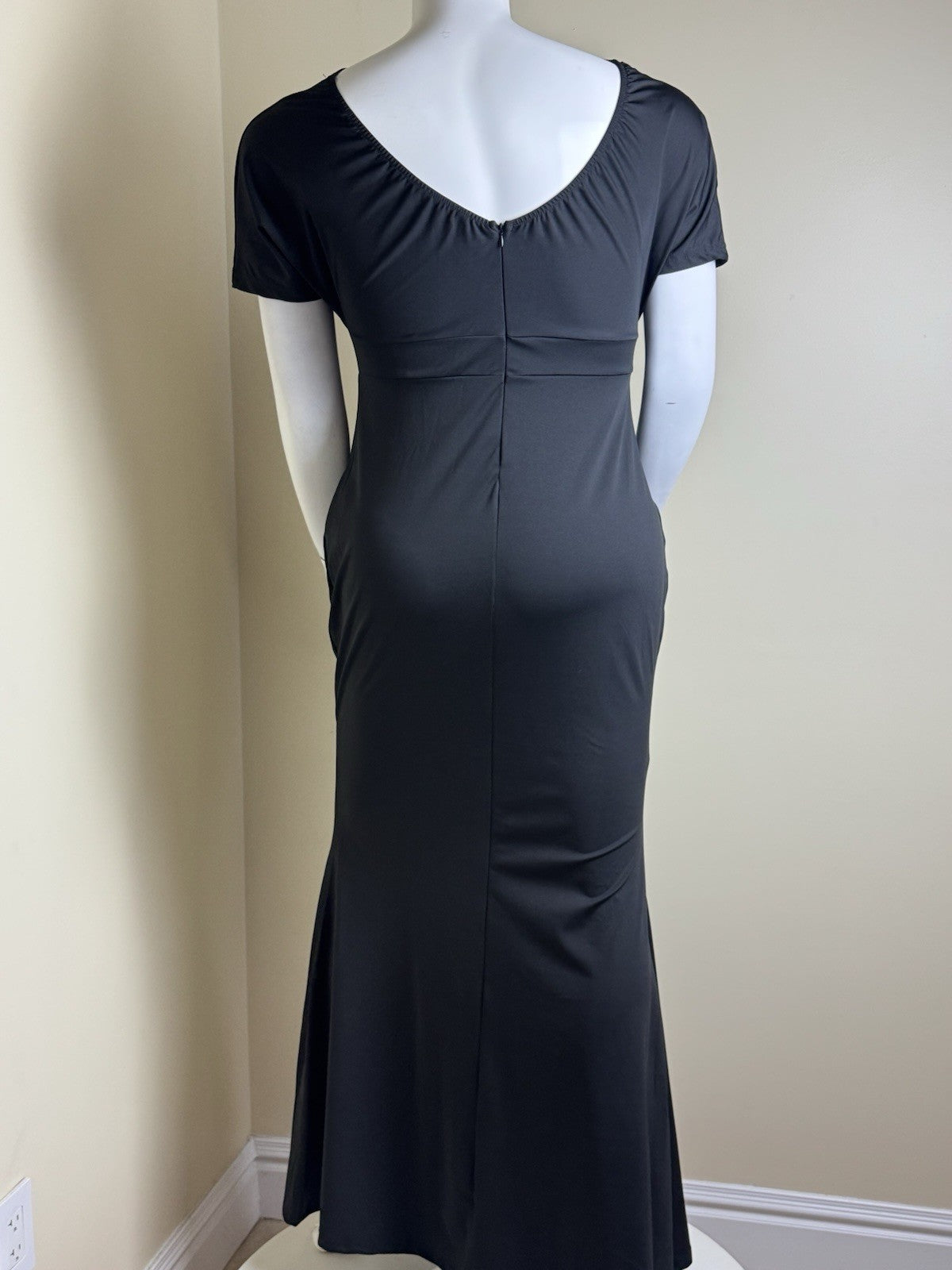Women's Black Blouson Dress Sz 2XL. (B.166)