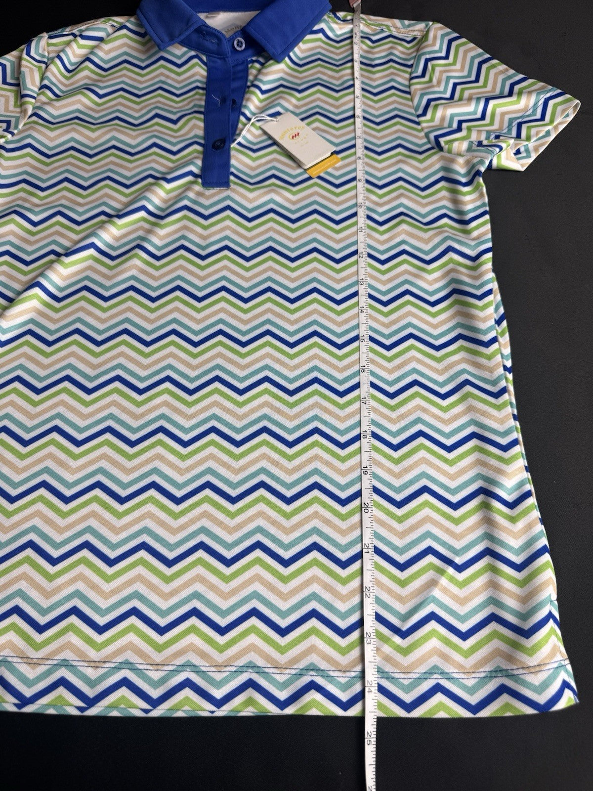 Monterey Club Women's Golf Shirt Short Sleeve Sz S (B.175)