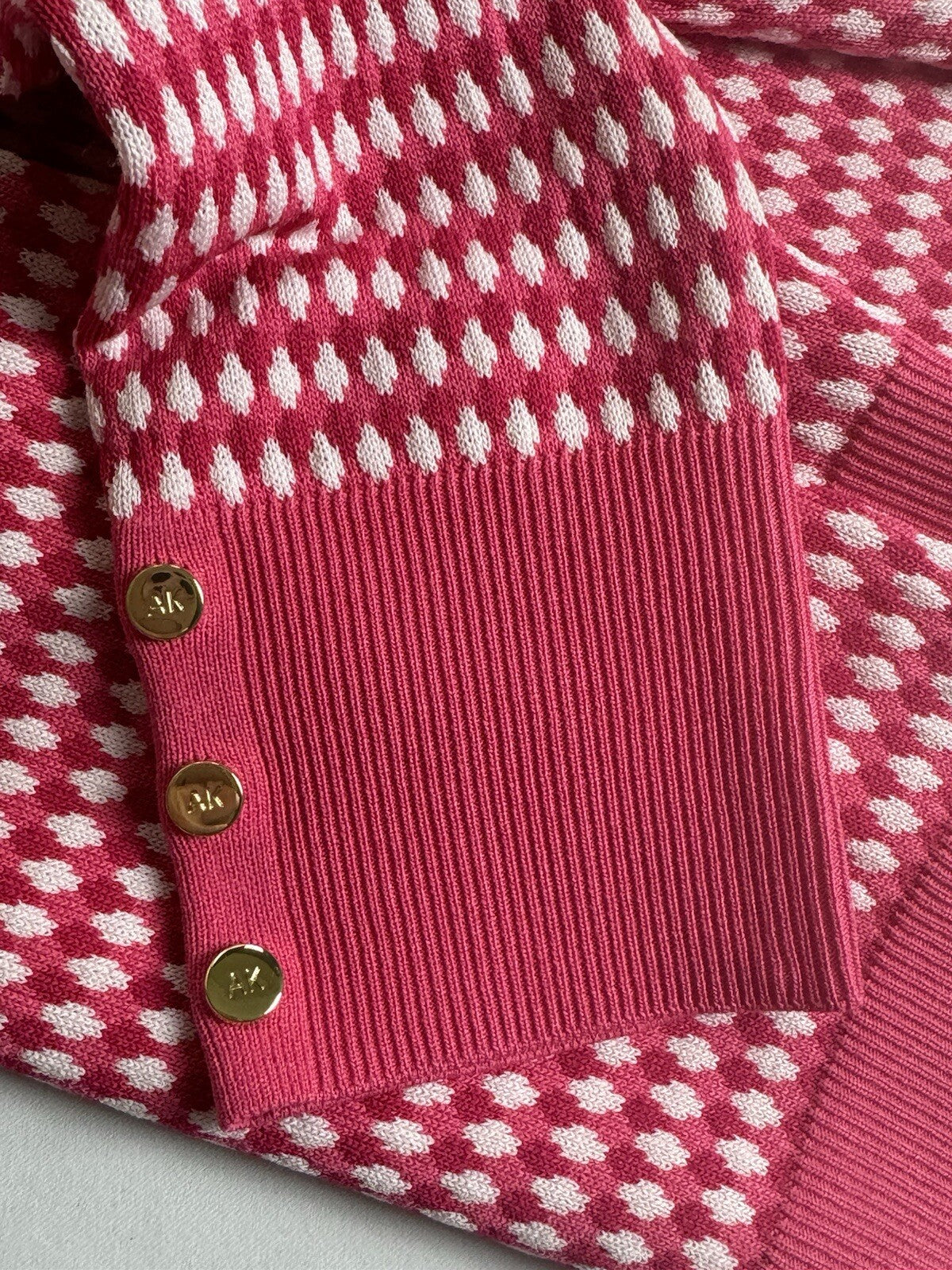 $99 ANNE KLEIN Knit CAMELLIA Sweater Sz L (B.90/2)