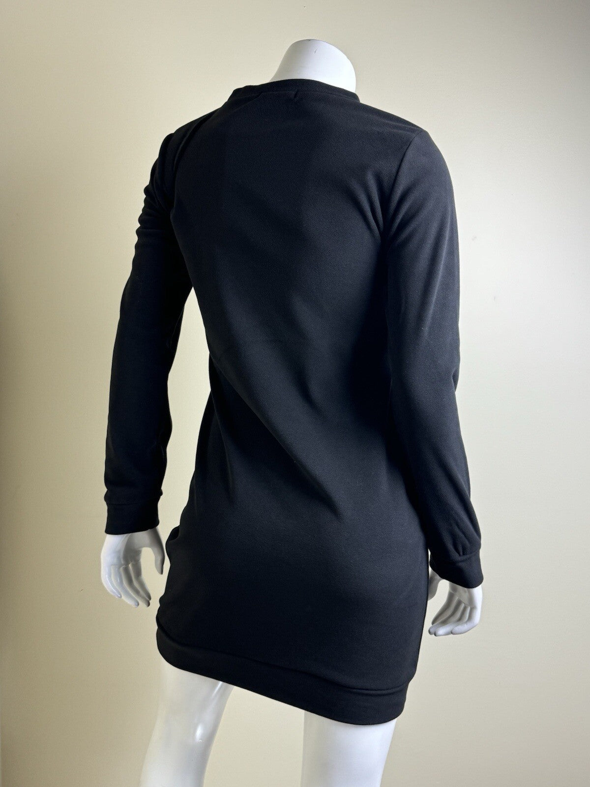 Xuan2Xuan3 Women’s Black Fleeces Long Sleeve Sweater Dress Sz S. (B.99)