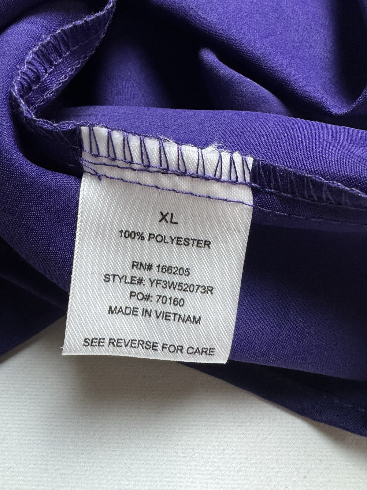 Lucky Brand Women’s Dress Purple Satin Sz XL (B.144)