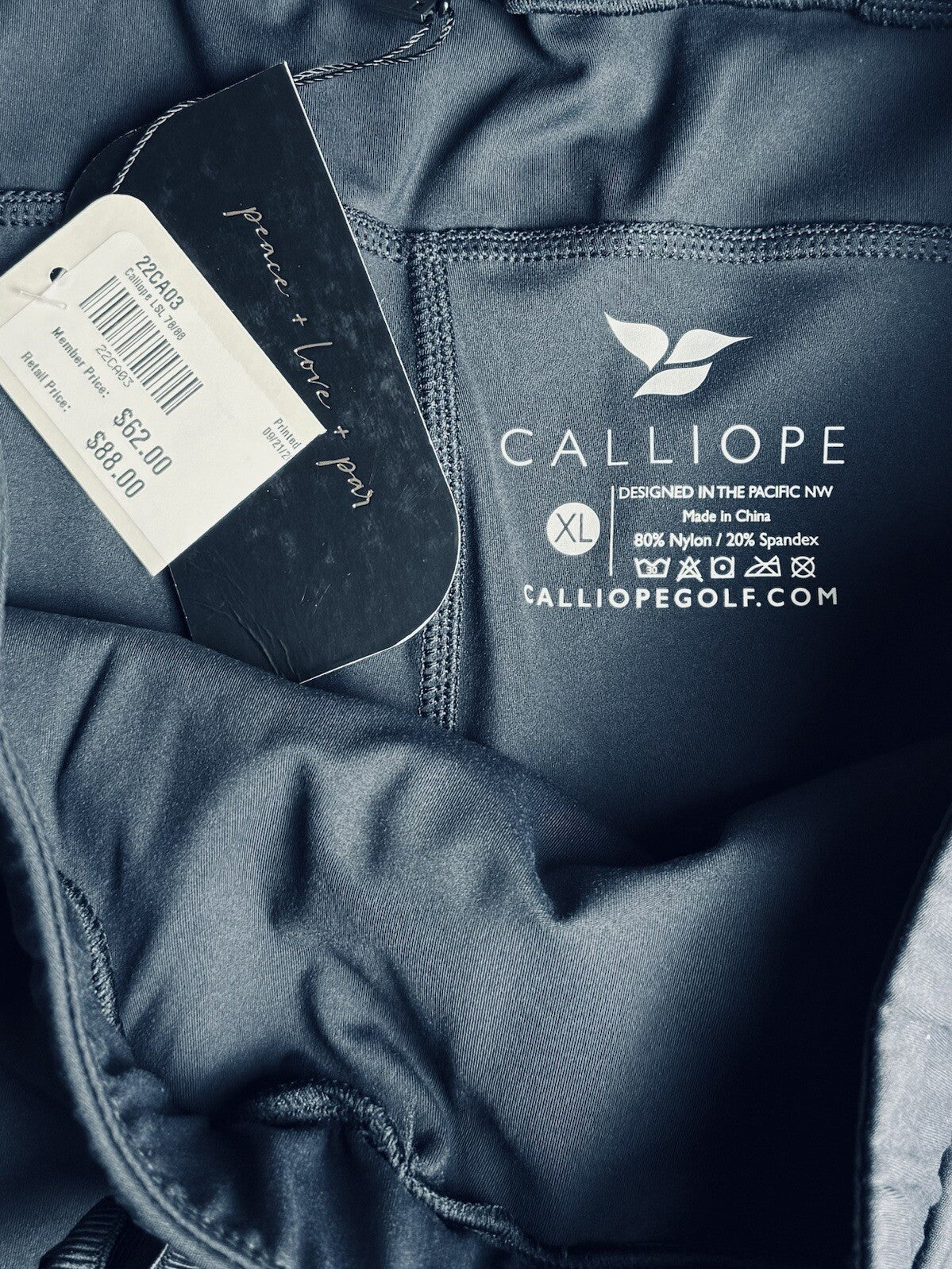 Calliope Women’s Navy Jogger Pants Sz XL. (49)