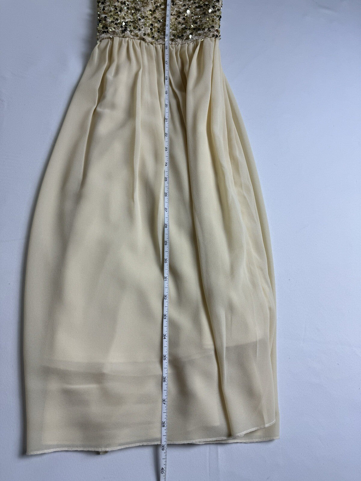 Hanpceirs Sleeveless SEQUIN TOP DRESS FIT & FLARE Sz L (B.107)