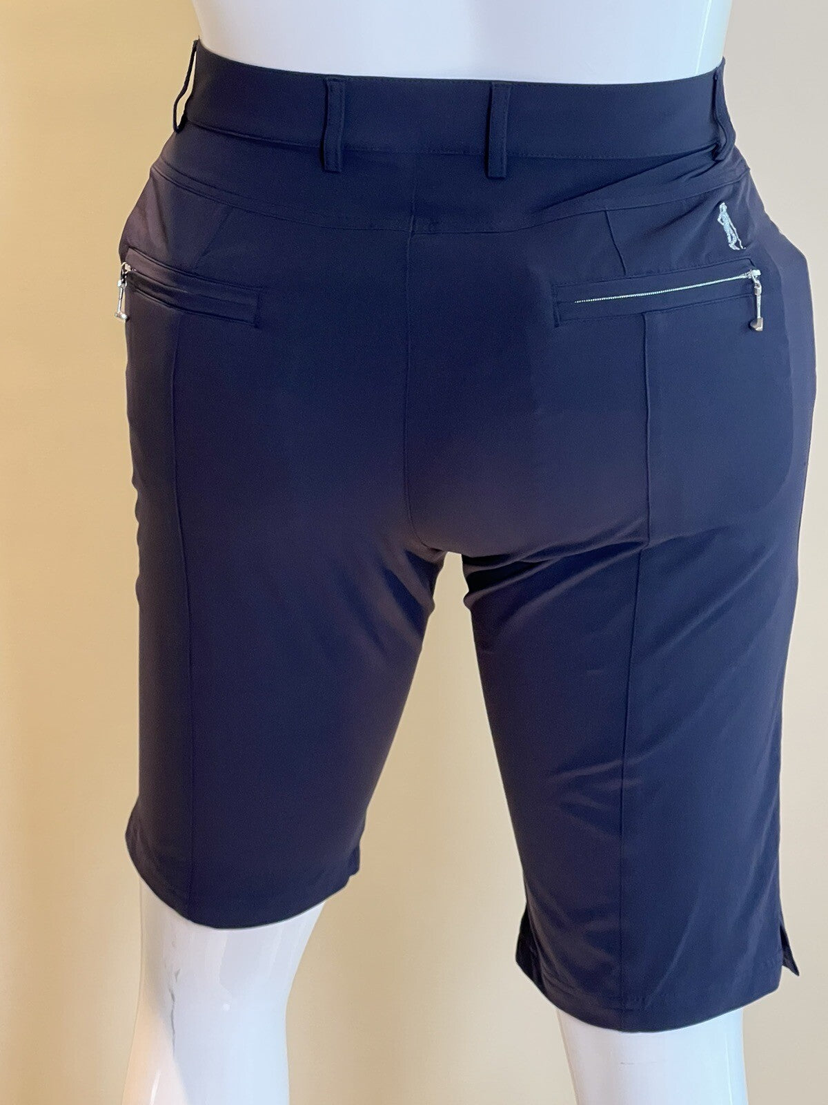 Glenmuir Women's Navy Golf Shorts Sz 14. (B.48)