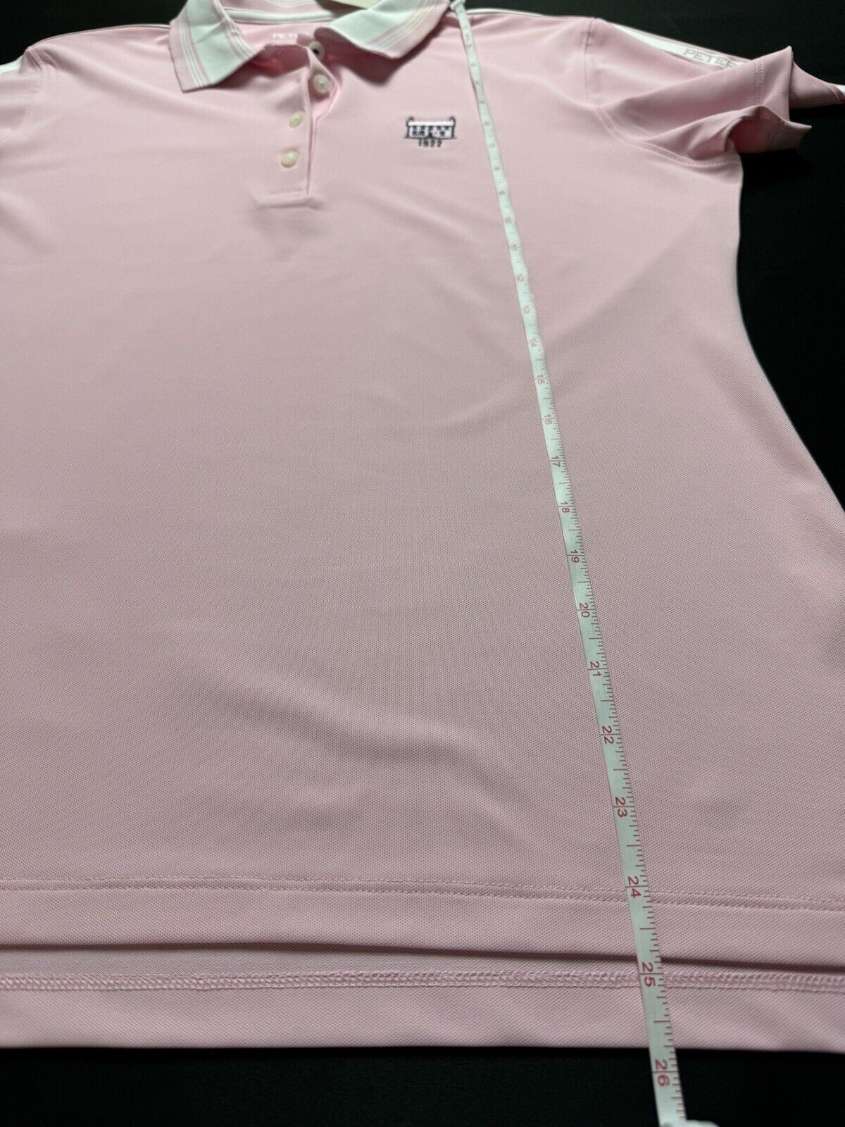 Peter Millar Women’s Golf Polo Shirt Pink Sz L. (B.80)