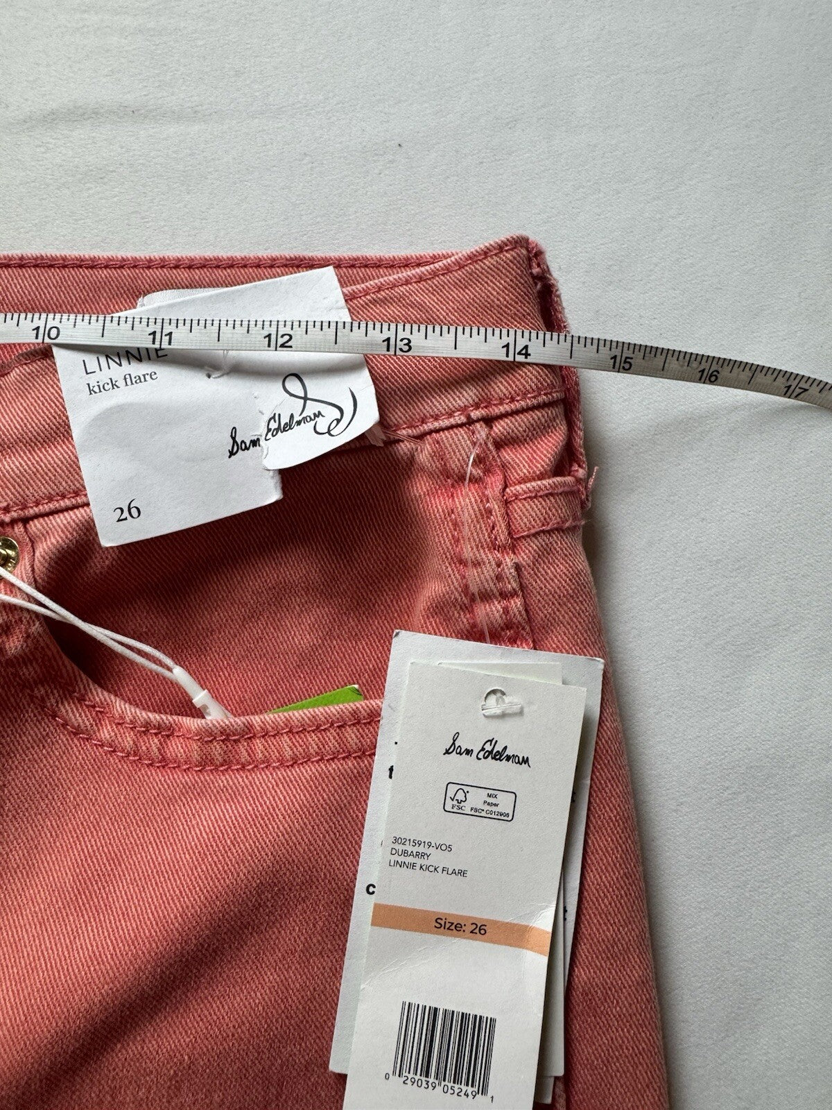 $99 SAM EDELMAN YARO High Rise Women’s Jeans Sz 26. (B.124)