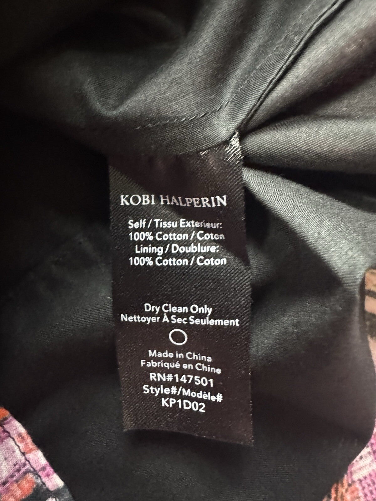 $498 Kobi Halperin Women's Pink Multi Dress Sz S (B.38)