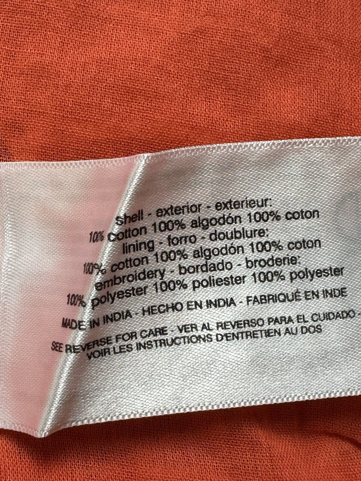 $159 Sam Edelman Women's Orange Leia Cotton Eyelet Crop Blazer Sz M (B.85)