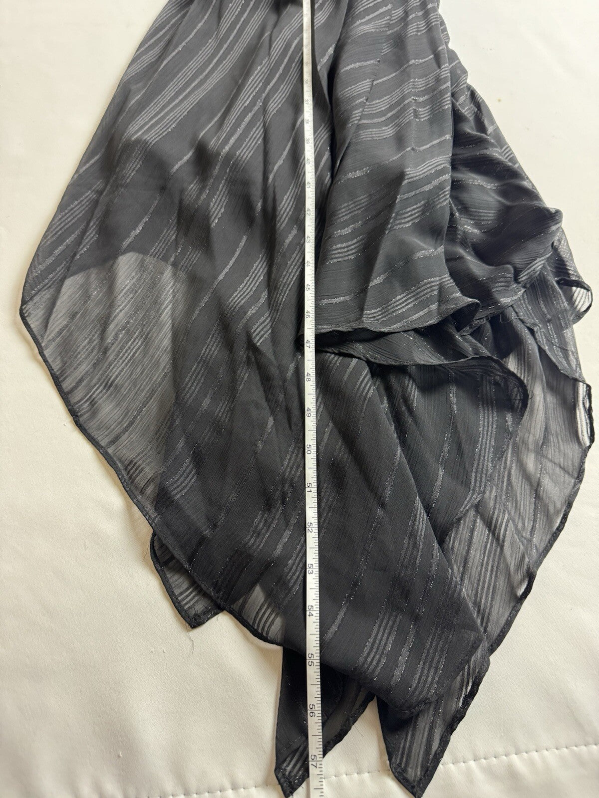 $168 NANETTE LEPORE Pleaded Black Dress Sz 2. (B.124)