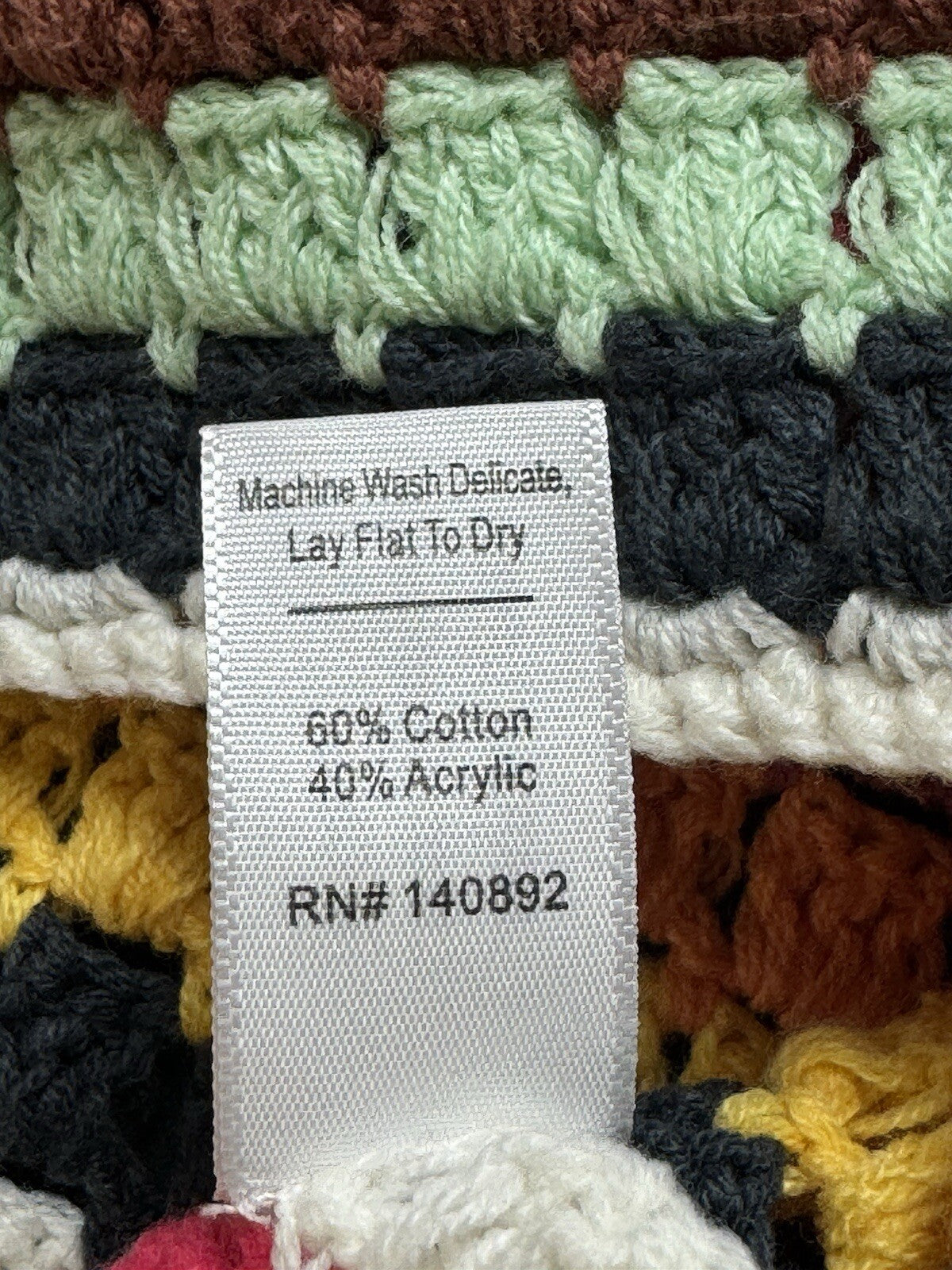 $218 Marine Layer Fiona Multi Colored Crochet Dress Sz S. (B.86)
