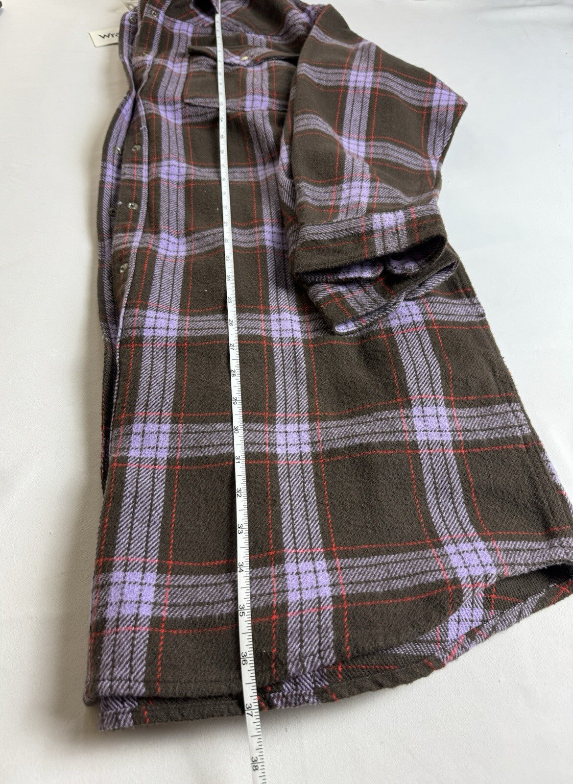 Wrangler Women's Plaid Print Long Sleeve Western Dress Sz S. (B.99)
