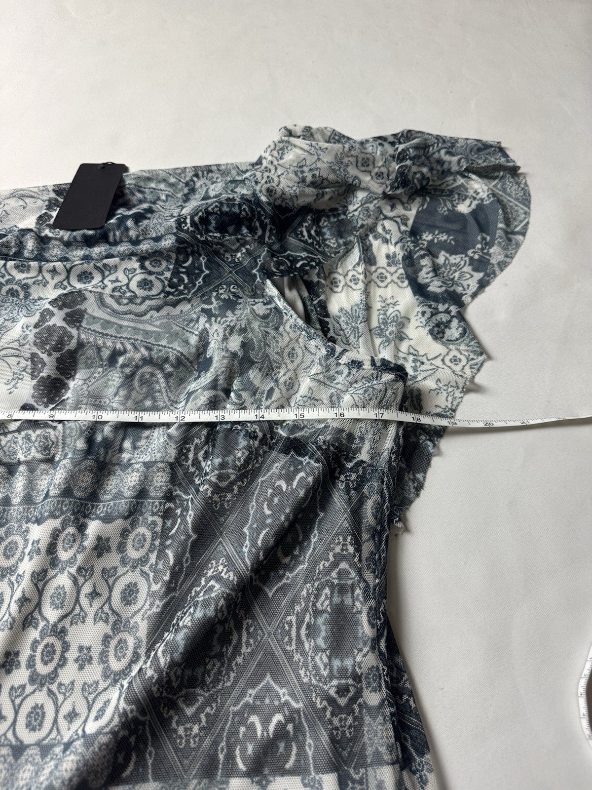 Ellen Weaver Women’s Gray Maxi Dress Sz XL. (B.166)