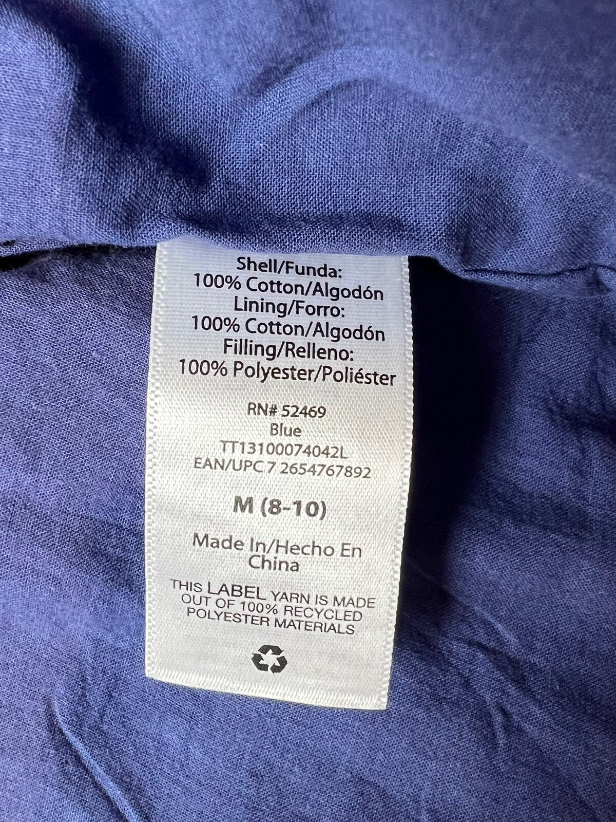 Time And True Women's Blue Cardigan Sweater Sz M