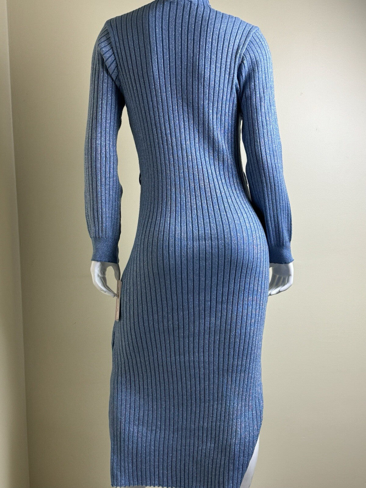 $138 NANETTE LEPORE Knit Blue Dress Sz XL (B.97)