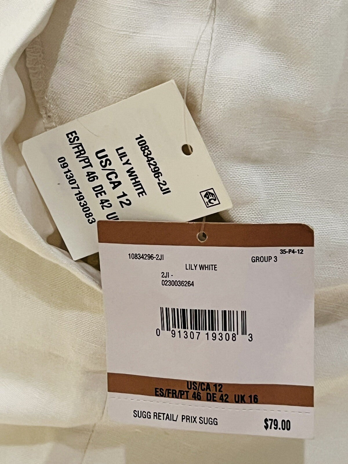 $79 Kasper Women's Dress Pants White Size 12