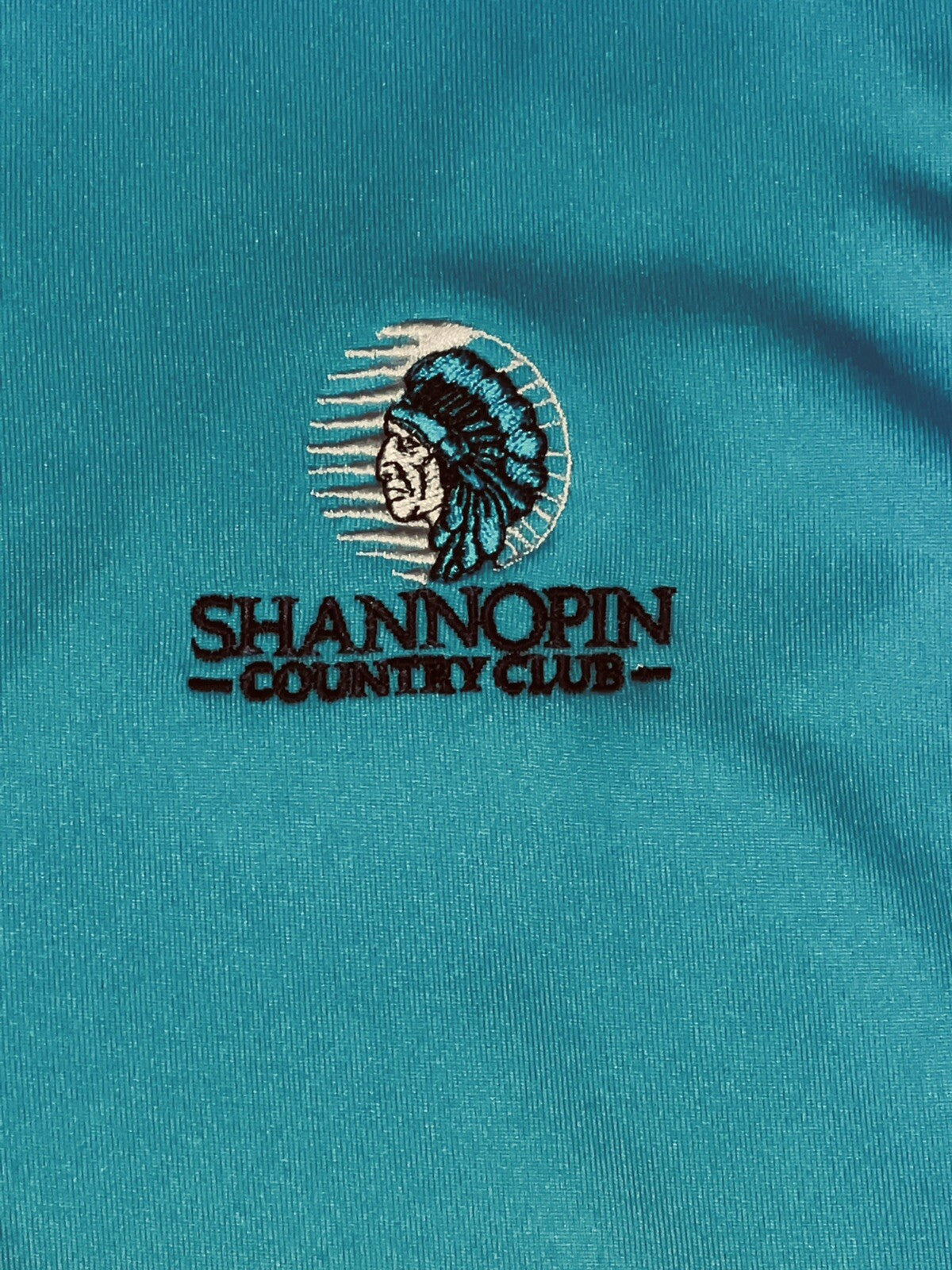 E.P Pro Tour Tech Women’s Top Golf Polo Shirt Sz L Blue (16)