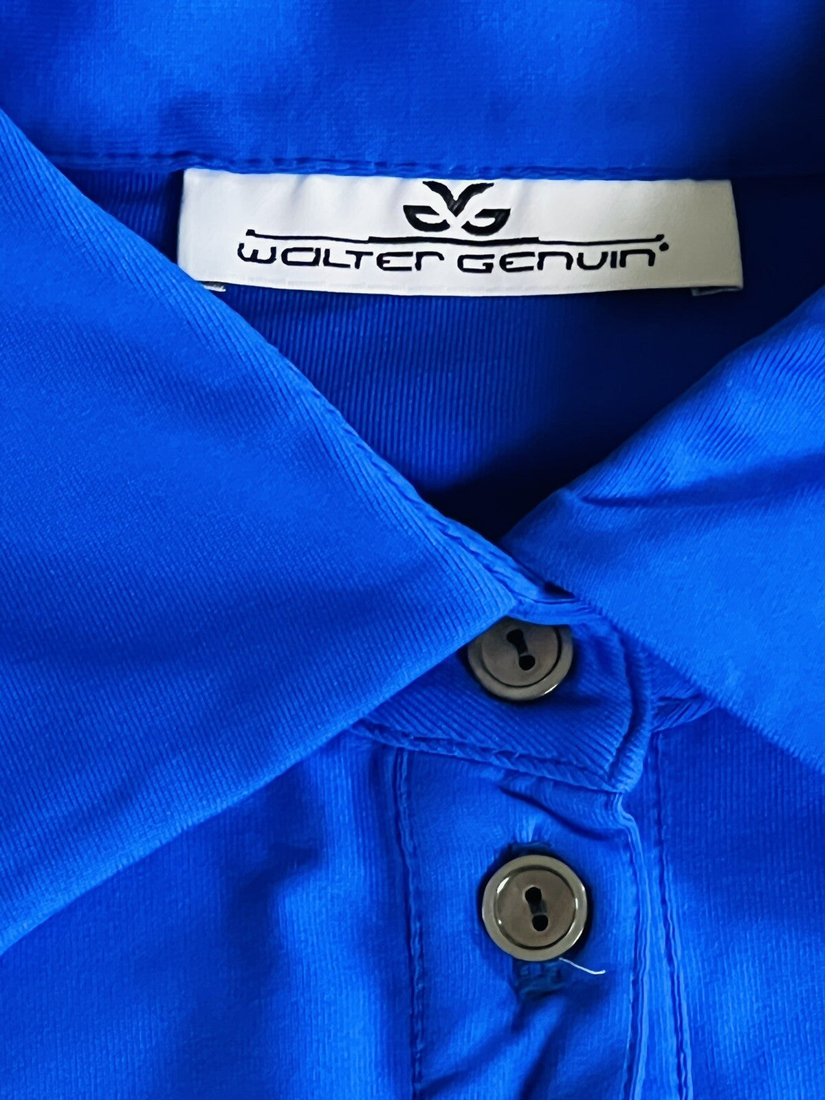 Walter Genuin Women's Golf Blue Shirt Sz XL