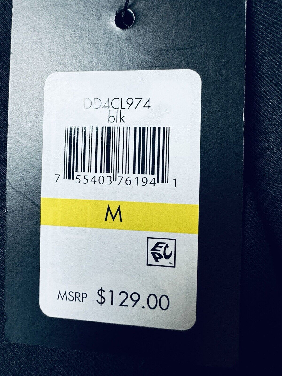 $129 DKNY Women’s Sz M Black Dress (B.84)