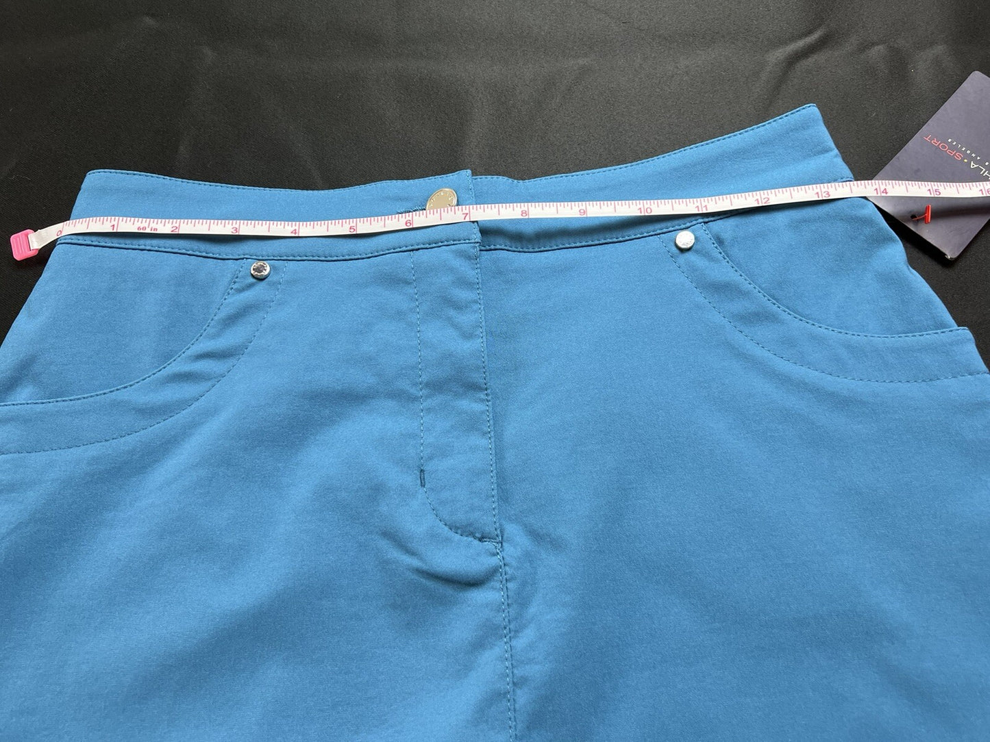 LOHLA Sport Golf Skort The Stellar Skirt Aqua Blue Sz 0 Pockets. (73)