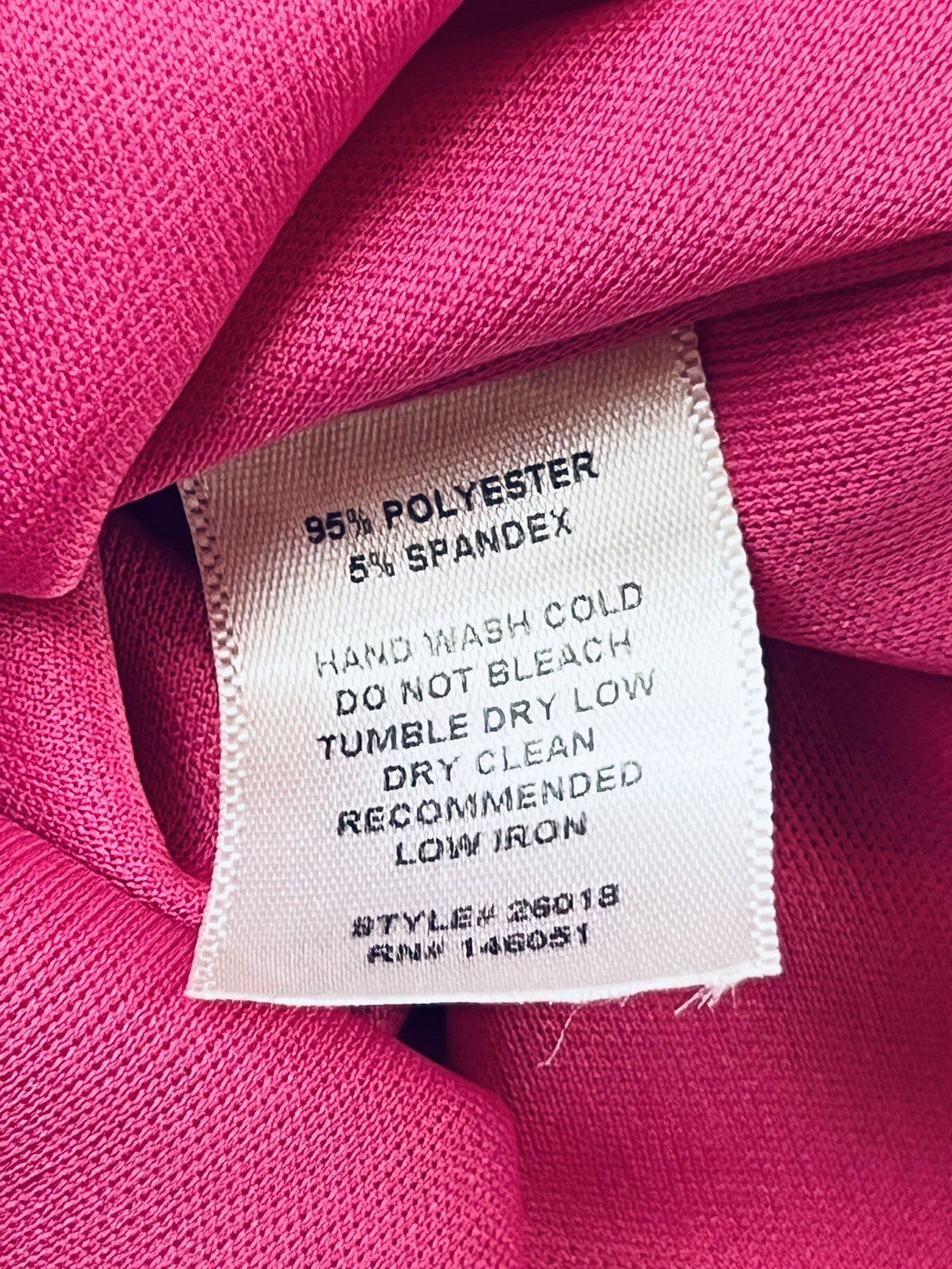 Montoeu Top Blouse Size L Pink Fuchsia