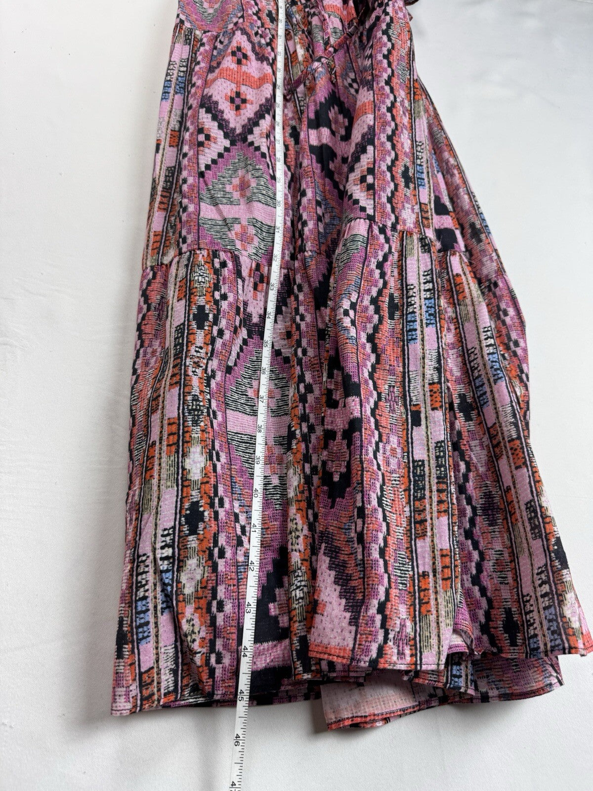 $498 Kobi Halperin Women's Pink Multi Dress Sz S (B.38)