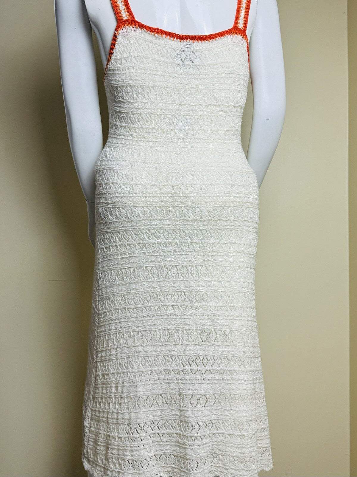 $139 Sam Edelman Women's Crochet Ivory Dress Sz XL (B.91)