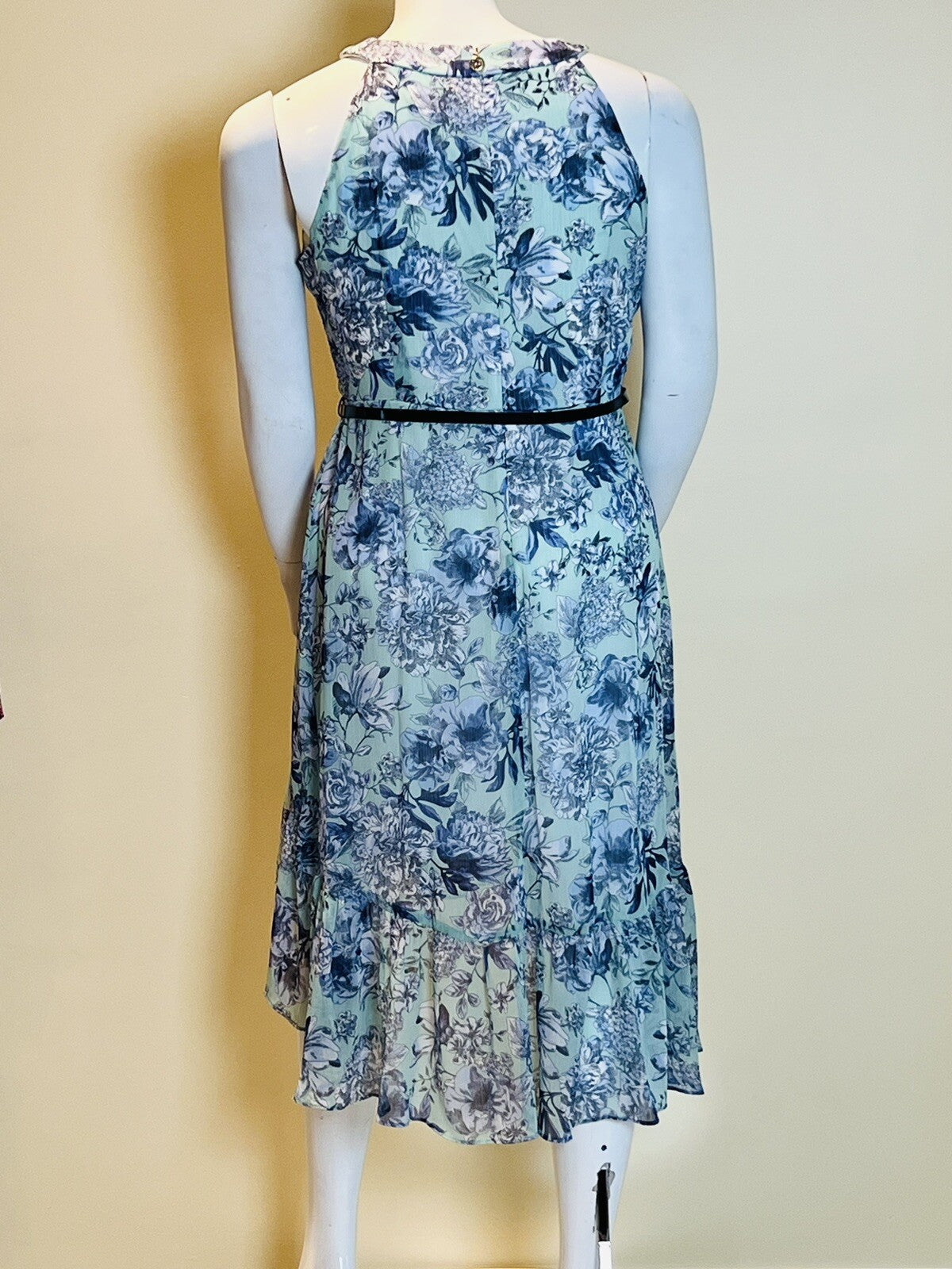 $129 Tommy Hilfiger Floral Sleeveless Dress W/Belt Size 16 (5)