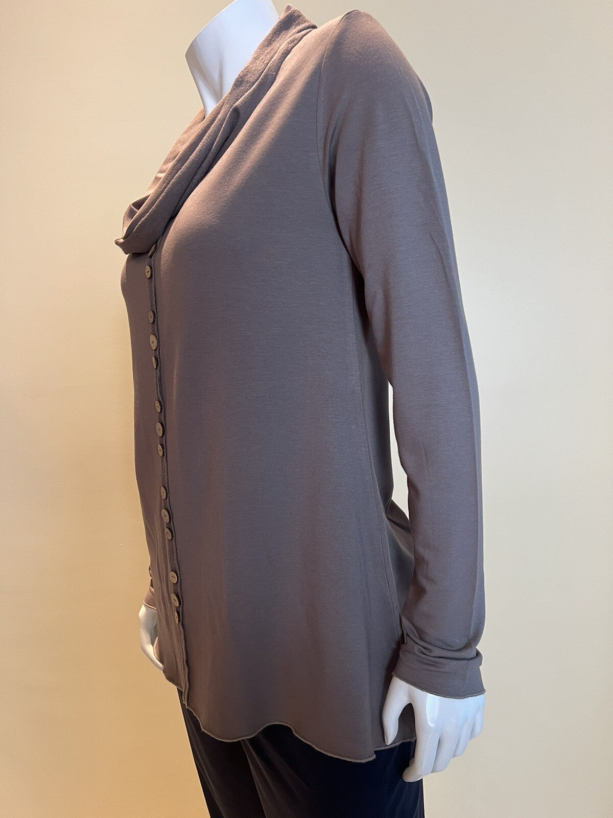 UBU Women’s Brown Long Sleeve Blouse Sz M Top (11)