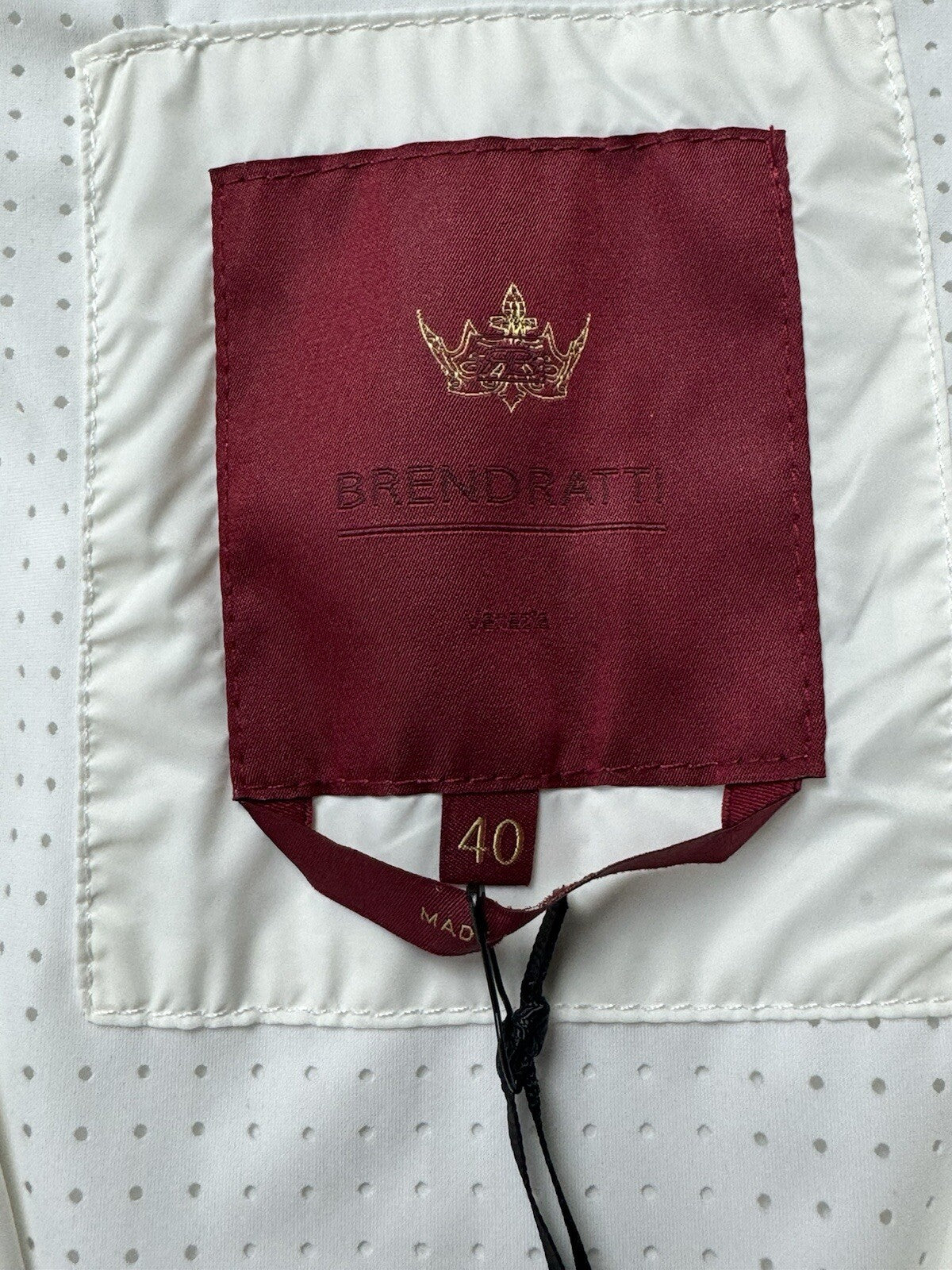 Brendratti Women’s Golf Full Zip Vest Ital 40 Us XS (B.95)