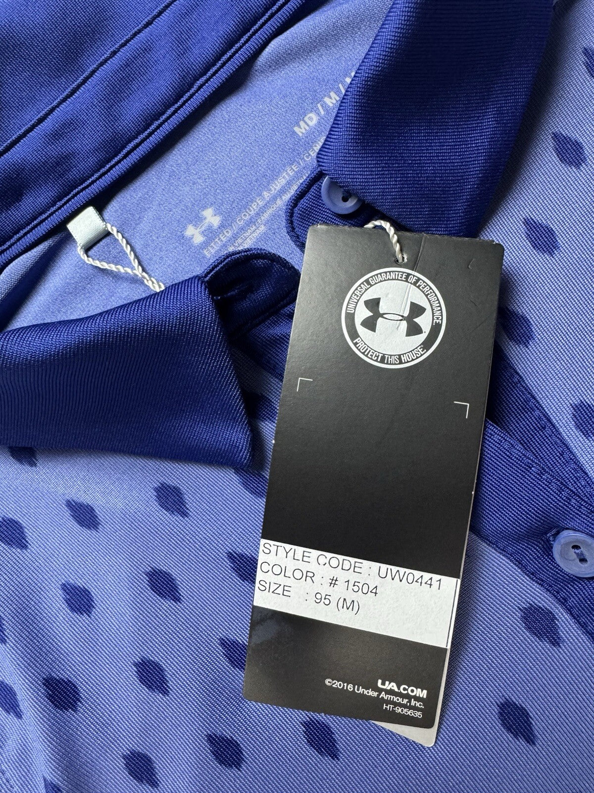 Under Armour Women's Golf Tennis Shirt Sz M. (B.139).