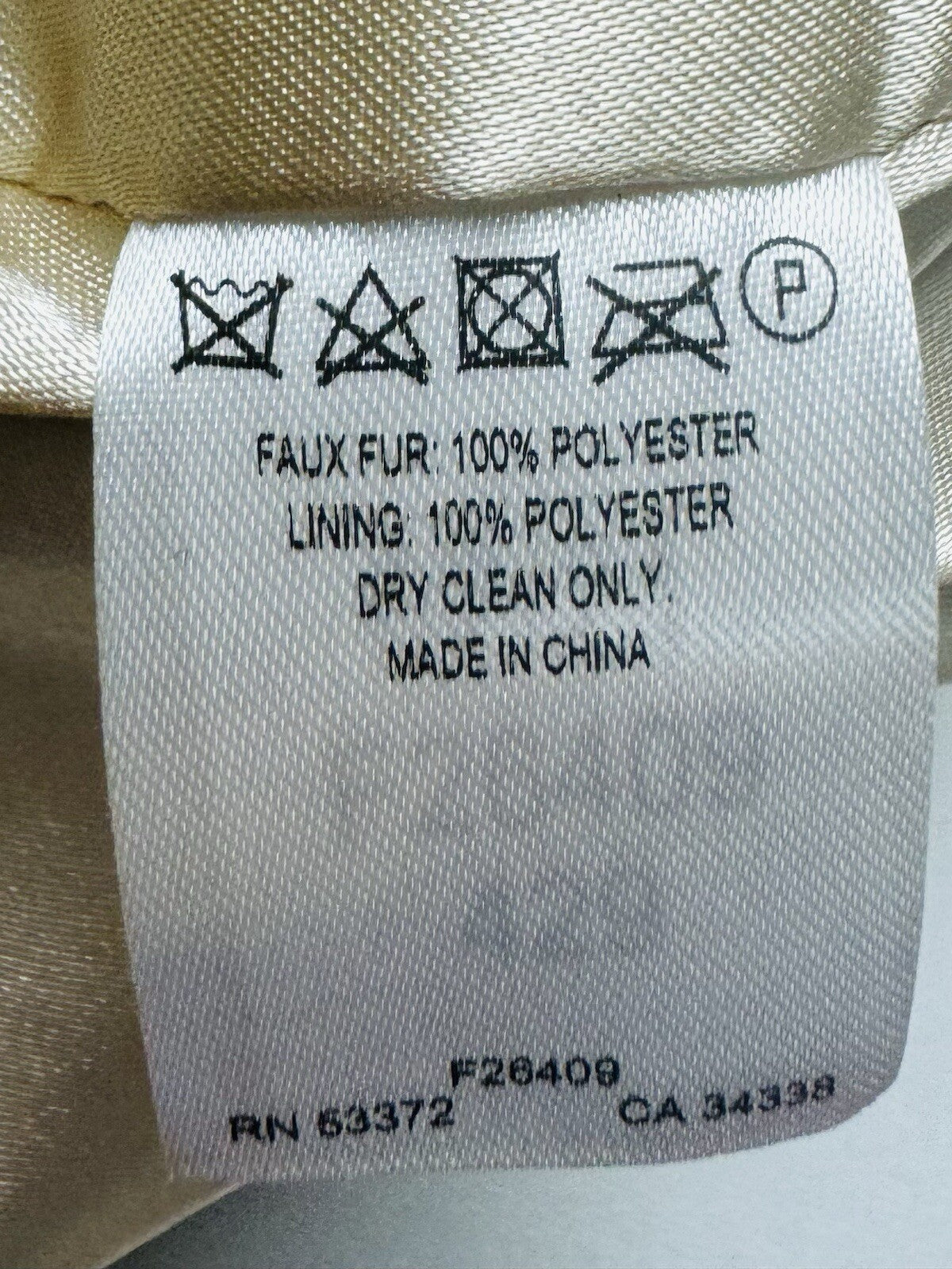 French Connection Yellow Teddy Coat Size XL. (B.90)