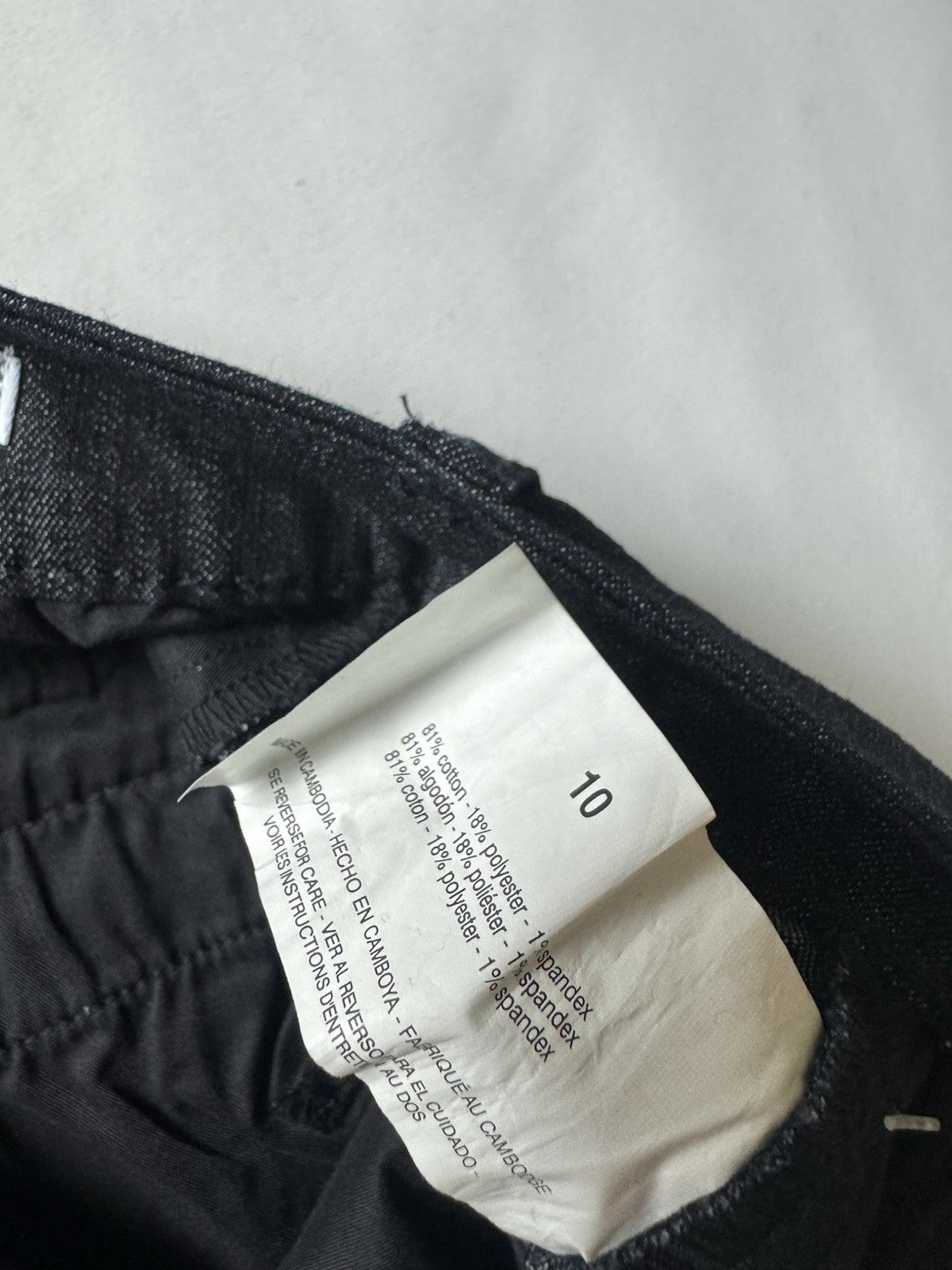 $69 Nine West Women's Black Cropped Jeans Sz 10. (B.166)