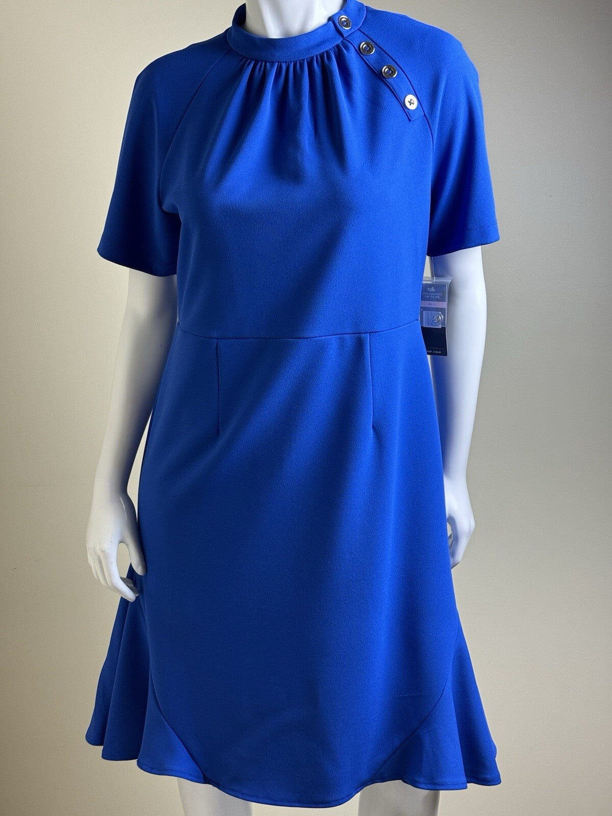 $108 Sharagano Women’s Blue Size 10 Dress (B.97)