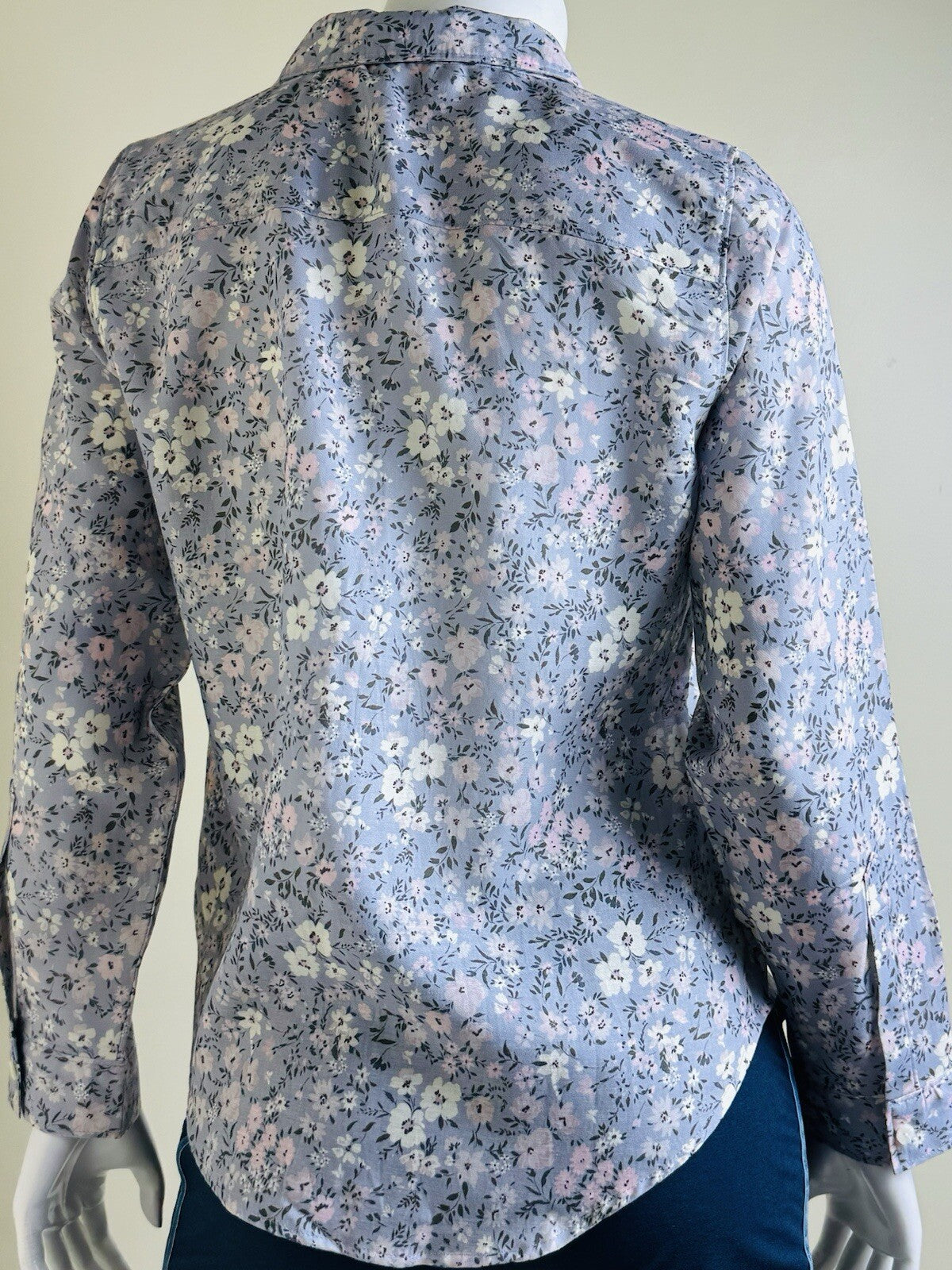 $128 Spartina 449 Women’s Top Golf Long Sleeve Shirt Sz S (B.120)