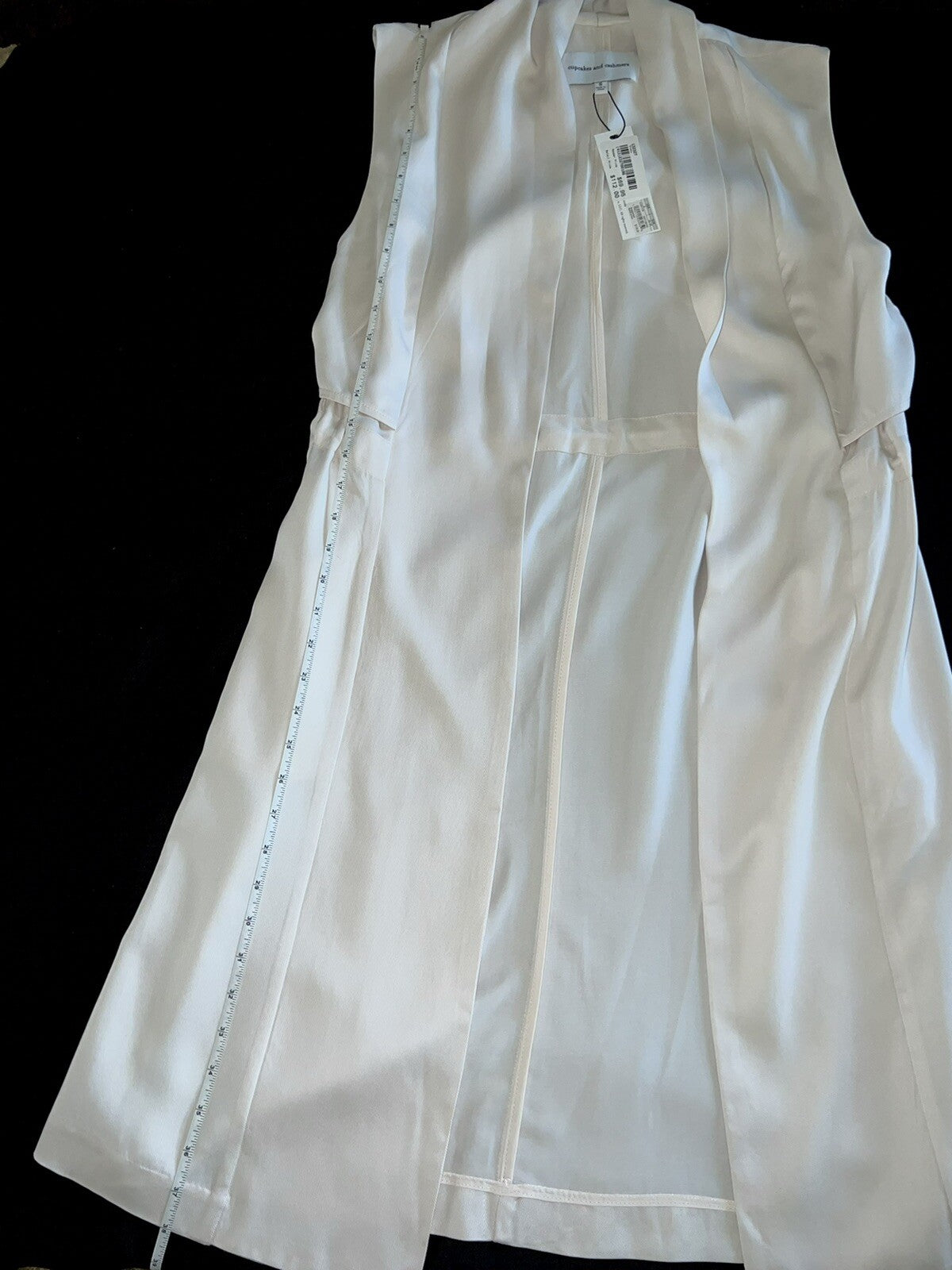 Cupcakes and Cashmere Women’s Vest Dress Beige Sz XS W/Pockets