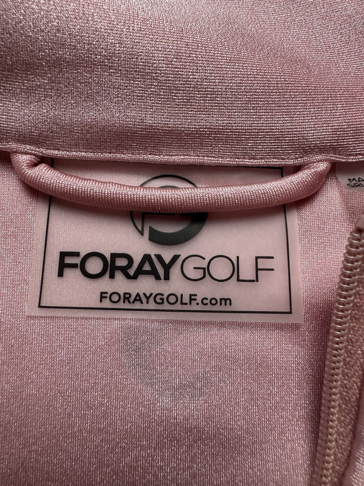 FORAY Women’s GOLF SHINE LAYERING JACKET Sz XS Pink (B.104)