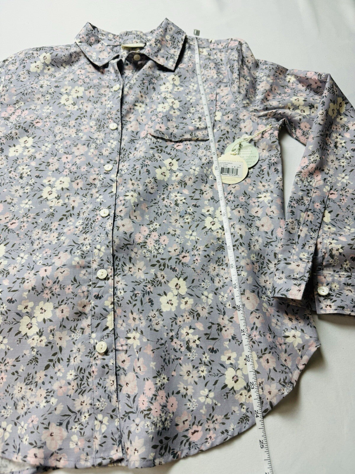 $128 Spartina 449 Women’s Top Golf Long Sleeve Shirt Sz S (B.120)