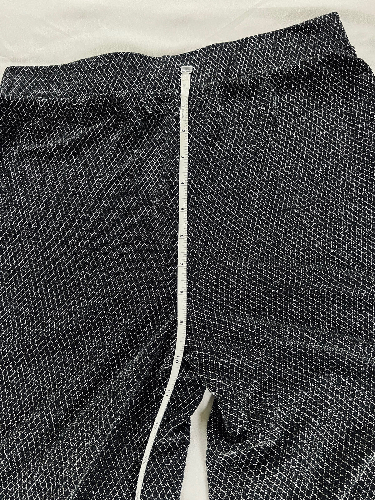 Almost Famous Dress Stretch Pants Women’s Sz M Black Mid Rise Wide-Leg