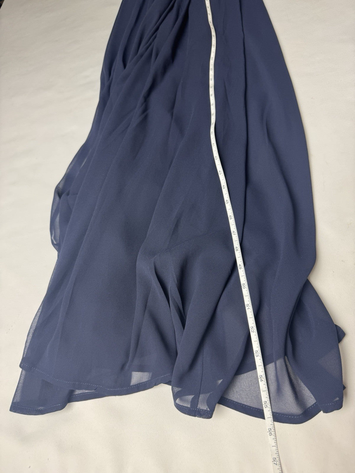 Women's Navy Maxi Dress Sz XL. (B.166)