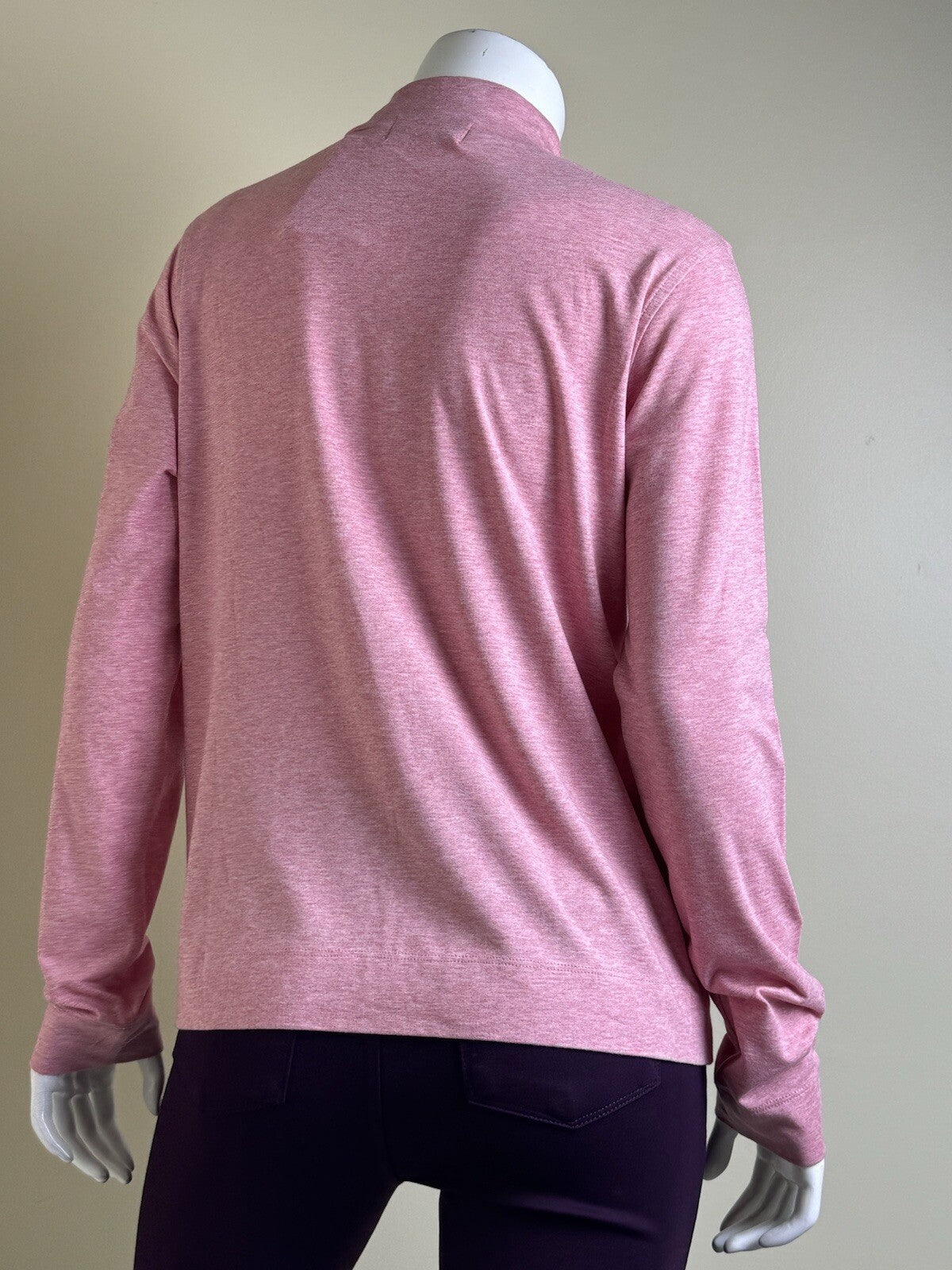 TEHAMA Women’s Rose Mock Neck Sweatshirt Sz L. (B.96)