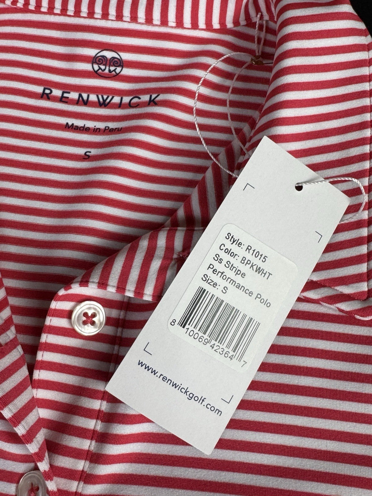 Renwick Women’s Polo Golf Shirt Sz S (B.070)