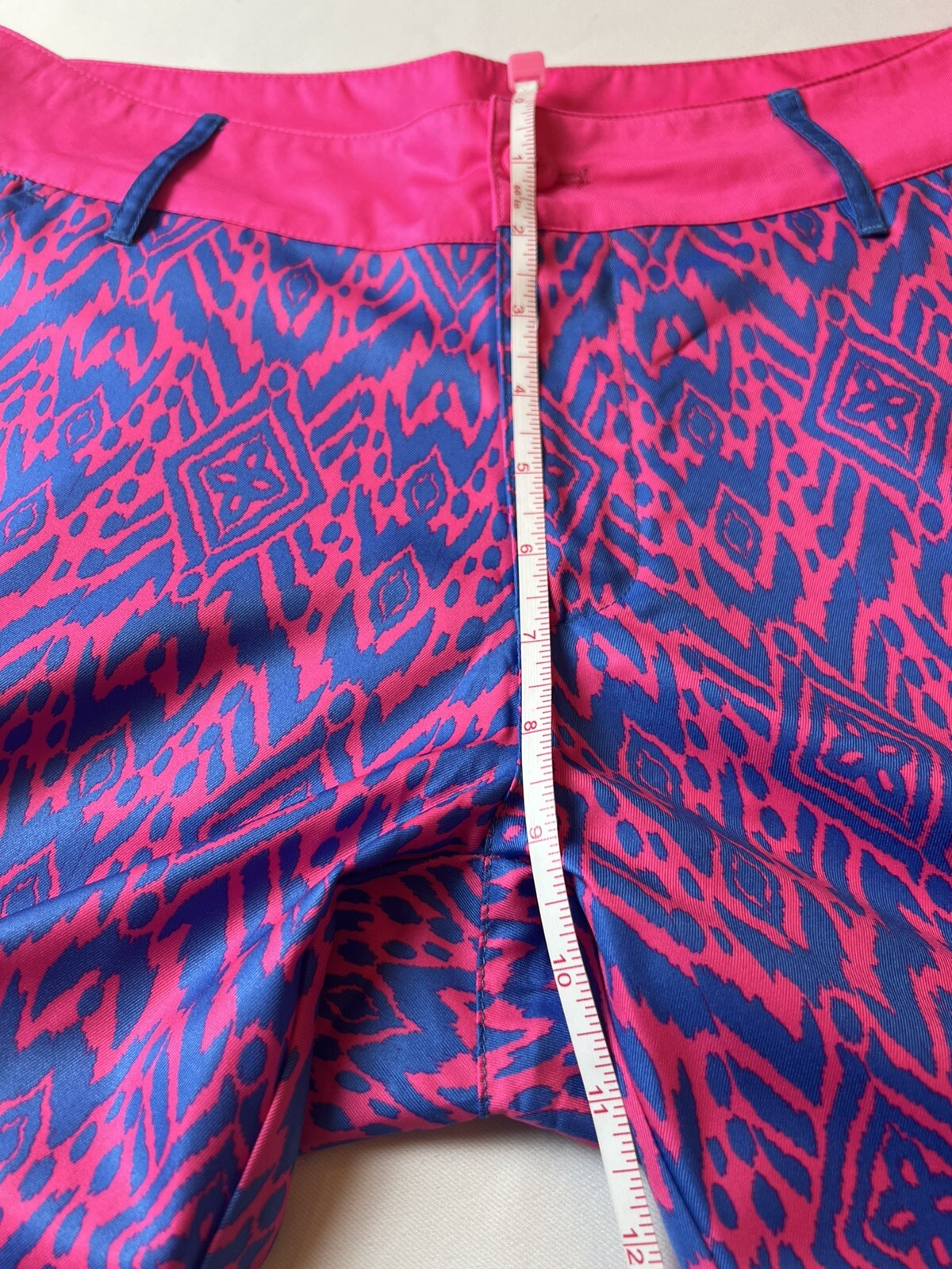 Birdies And Bows Women’s Multicolor Pink Blue Golf Shorts Size 6. (18)